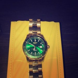 Invicta Green face Watch